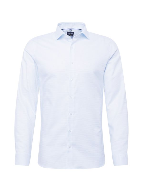 OLYMP OLYMP Бизнес риза 'No 6.'  светлосиньо / мръсно бяло