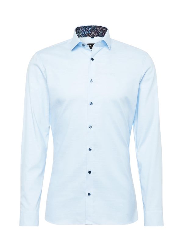 OLYMP OLYMP Бизнес риза  светлосиньо