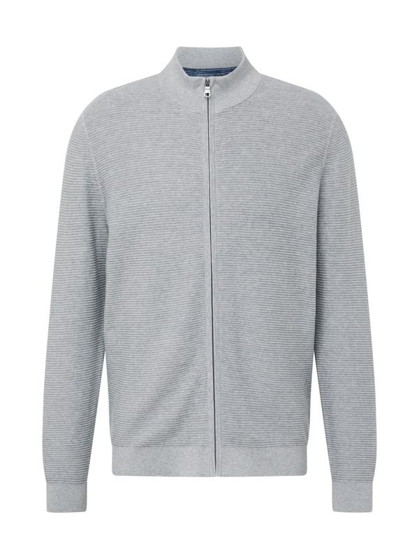 OLYMP OLYMP Плетена жилетка  сив меланж