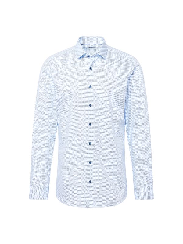 OLYMP OLYMP Риза 'Level 5'  нейви синьо / светлосиньо