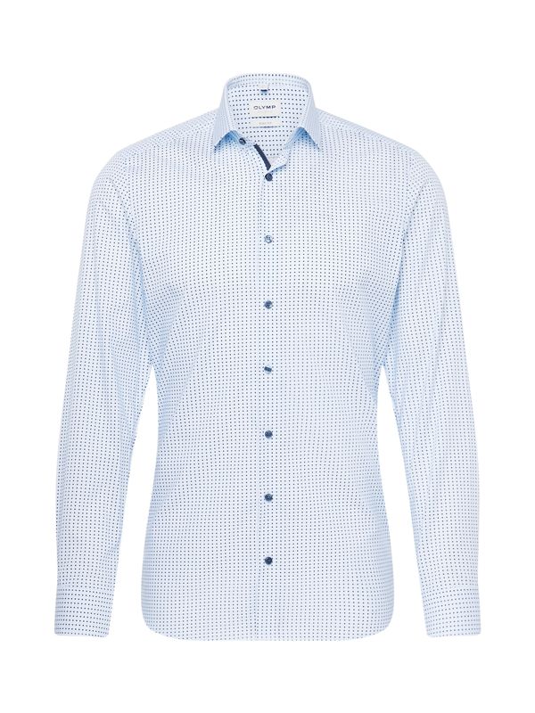 OLYMP OLYMP Риза 'Level 5'  нейви синьо / светлосиньо