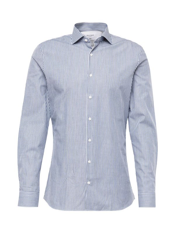 OLYMP OLYMP Риза  морскосиньо / бяло