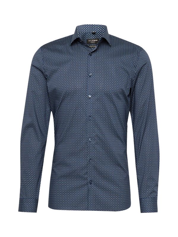 OLYMP OLYMP Риза  морскосиньо / светлосиньо / бяло