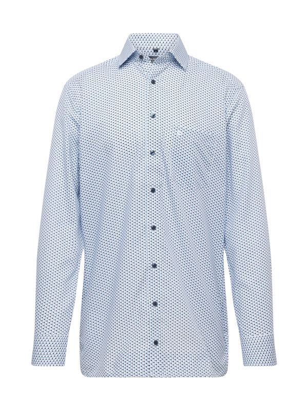 OLYMP OLYMP Риза  нейви синьо / светлосиньо / бяло