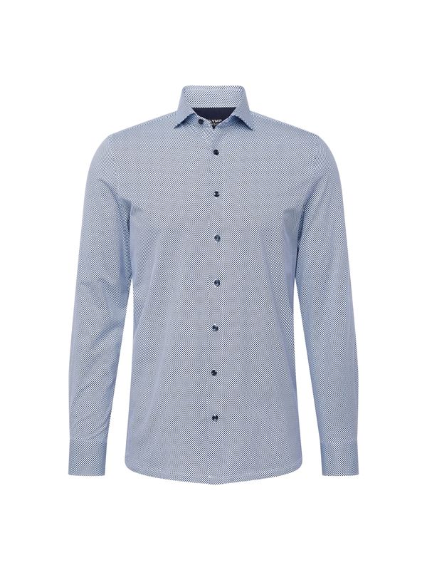 OLYMP OLYMP Риза  светлосиньо / тъмносиньо / бяло