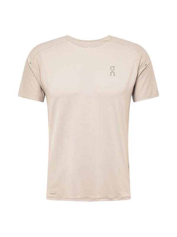On On Функционална тениска  шоколад / таупе сиво / сиво-бежово