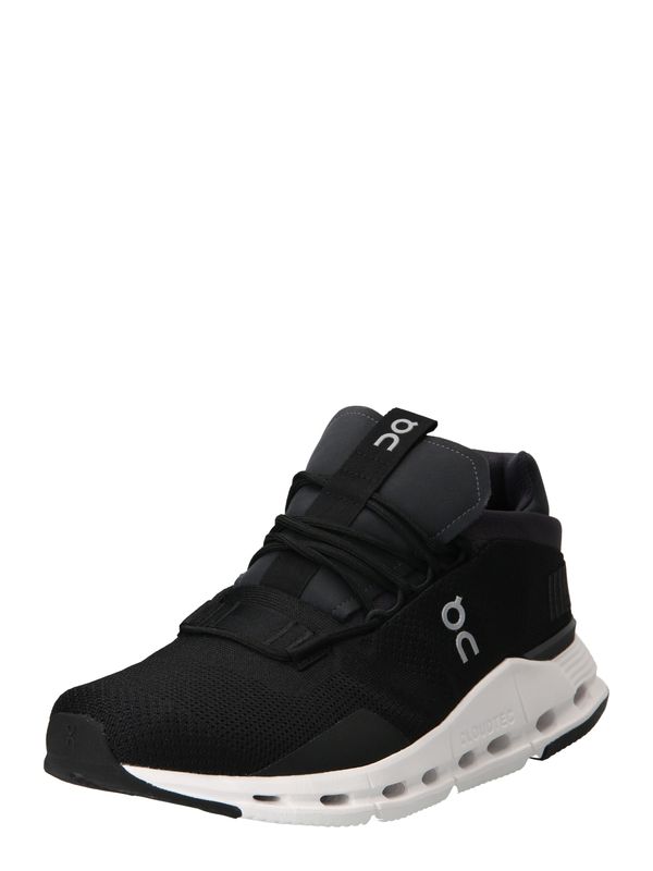 On On Маратонки за бягане 'Cloudnova'  сиво / черно