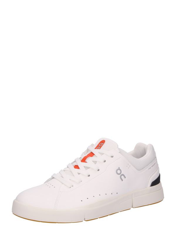 On On Ниски маратонки 'The Roger Advantage'  сиво / тъмнооранжево / черно / бяло