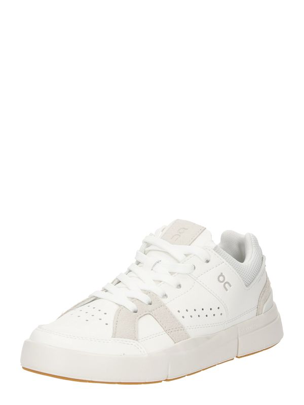 On On Ниски маратонки 'The Roger Clubhouse'  бежово / бяло