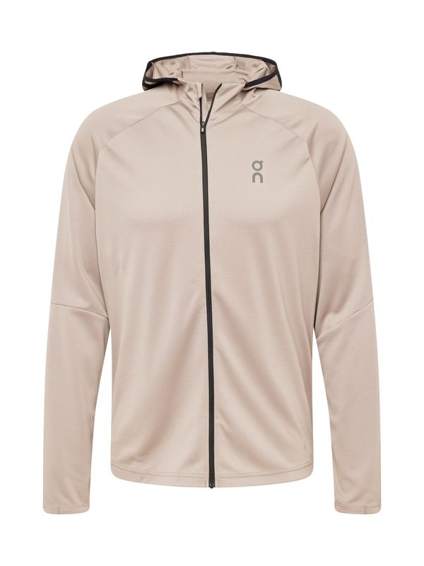 On On Спортен блузон 'Climate'  сиво / сиво-бежово / черно