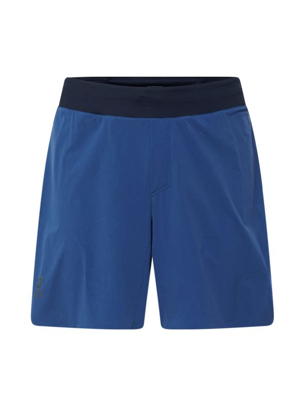 On On Спортен панталон  кобалтово синьо / черно