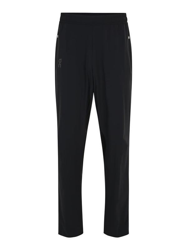 On On Спортен панталон  сиво / черно