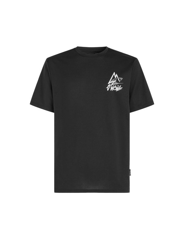 O'NEILL O'NEILL Функционална тениска  черно / бяло