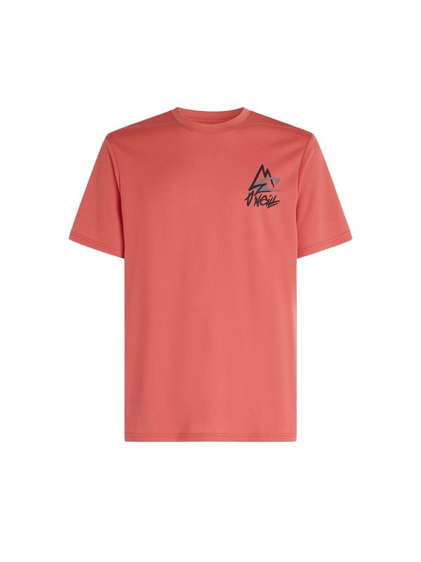 O'NEILL O'NEILL Функционална тениска  сиво / червено / черно