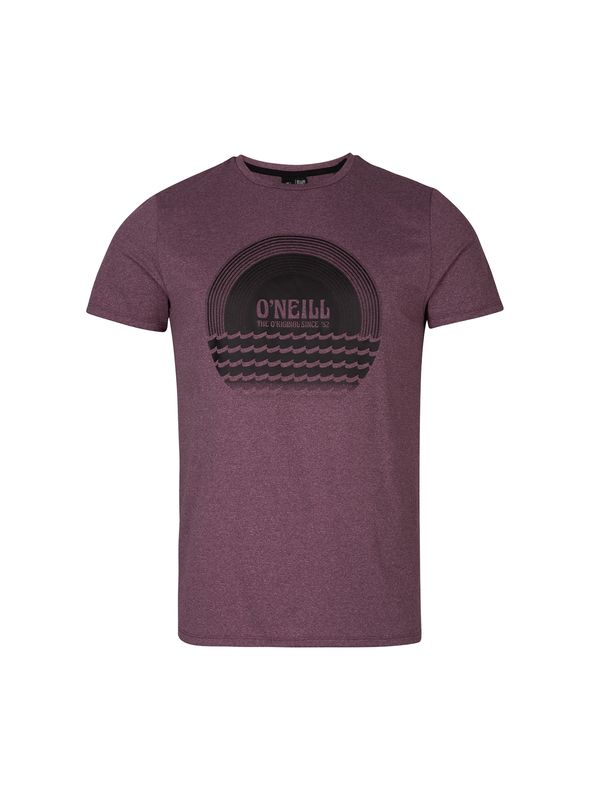 O'NEILL O'NEILL Функционална тениска 'Solar'  черешово червено / черно