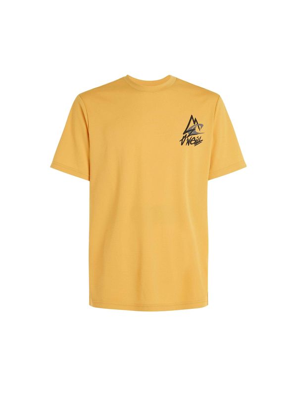 O'NEILL O'NEILL Функционална тениска  жълто / черно