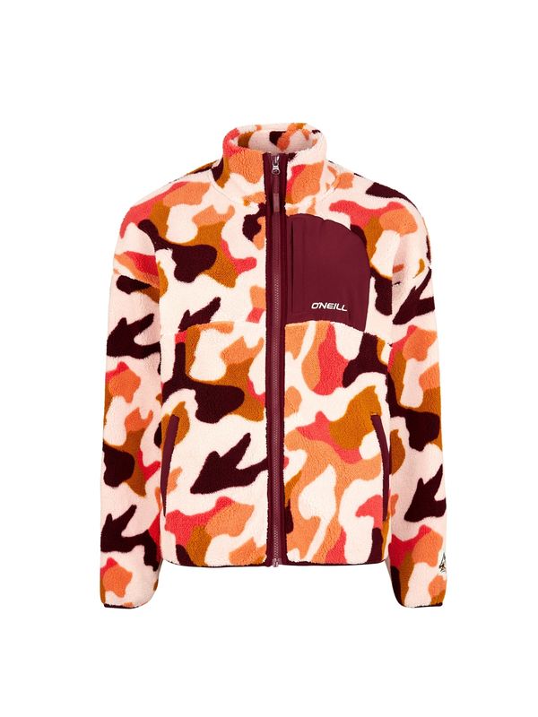 O'NEILL O'NEILL Функционално поларено яке  маслина / пурпурно / мръсно бяло