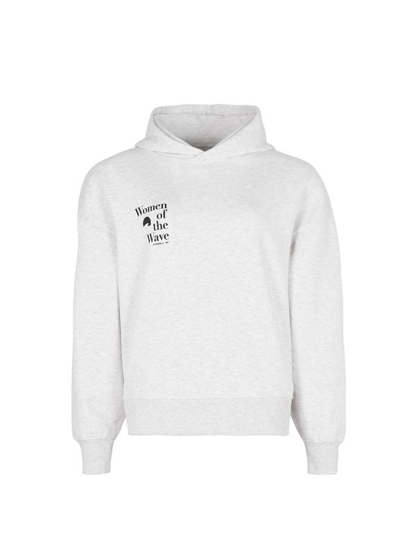 O'NEILL O'NEILL Спортен суитшърт с качулка 'Noos Wow'  черно / бял меланж