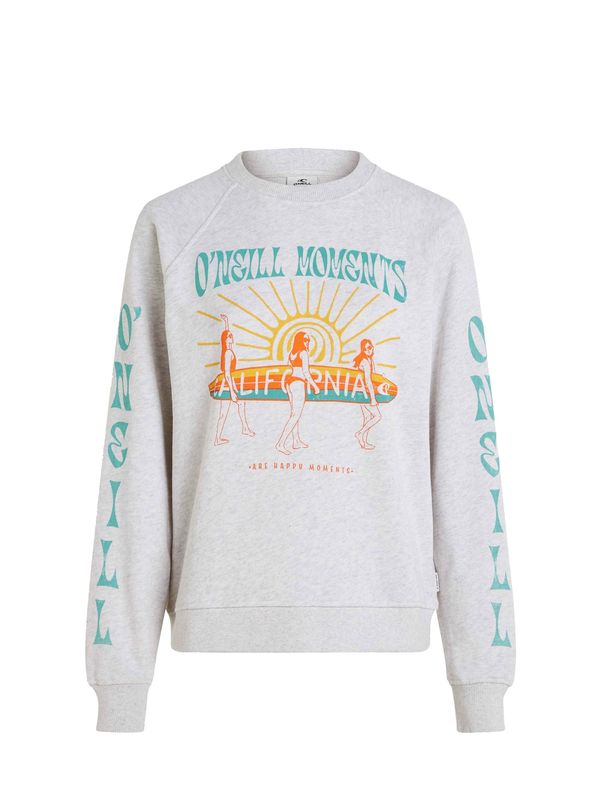 O'NEILL O'NEILL Суичър  лазурно синьо / светлосиво / оранжево / бяло