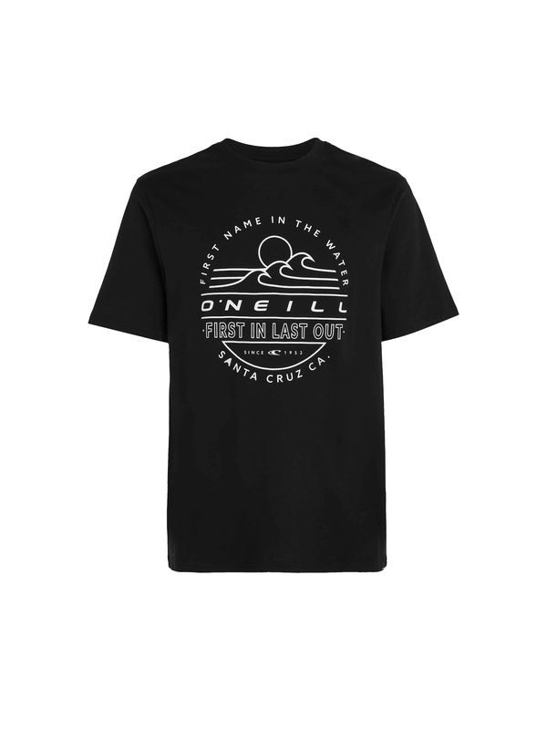O'NEILL O'NEILL Тениска  черно / бяло