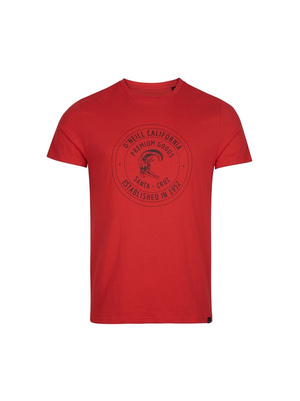 O'NEILL O'NEILL Тениска 'Explore'  червено / черно