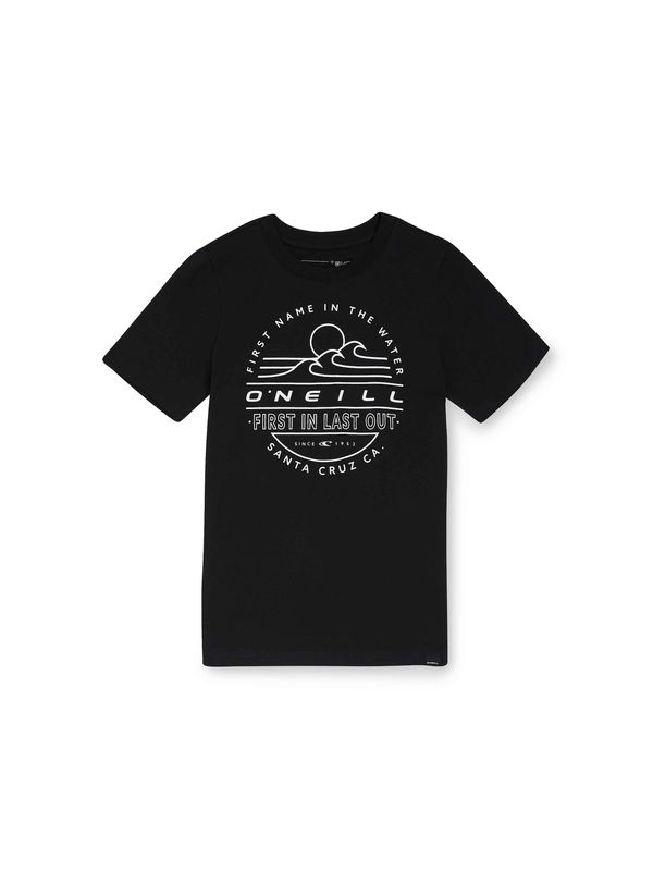 O'NEILL O'NEILL Тениска 'Muir'  черно / бяло