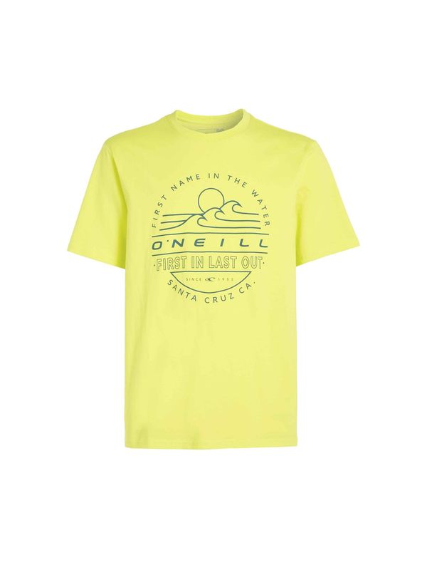 O'NEILL O'NEILL Тениска  неоново жълто / сиво