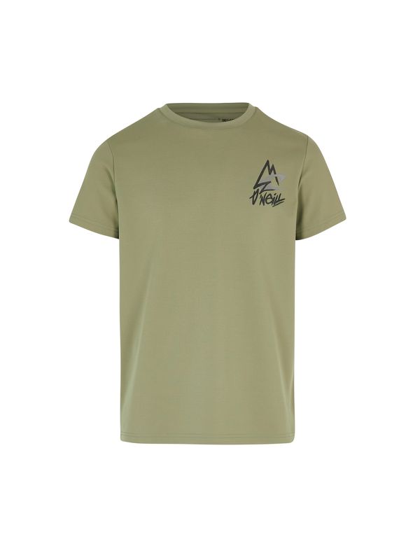 O'NEILL O'NEILL Тениска 'Plutoniam'  опушено синьо / зелено / черно