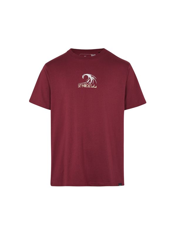 O'NEILL O'NEILL Тениска  тъмночервено / бяло