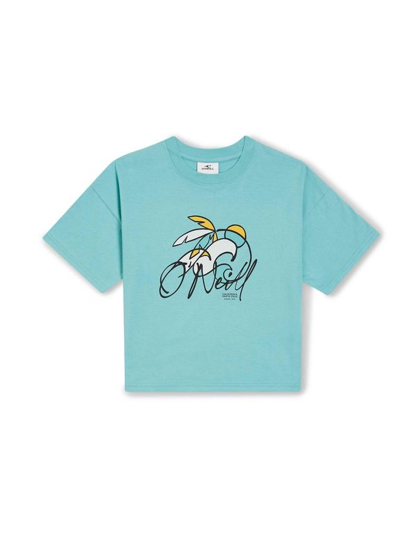 O'NEILL O'NEILL Тениска  тюркоазен / жълто / черно / мръсно бяло