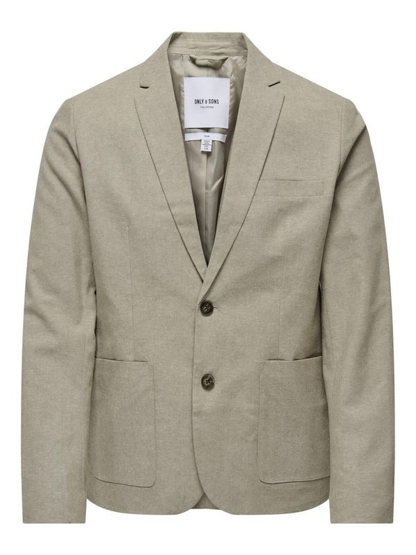 Only & Sons Only & Sons Бизнес сако 'EVE'  сиво-бежово