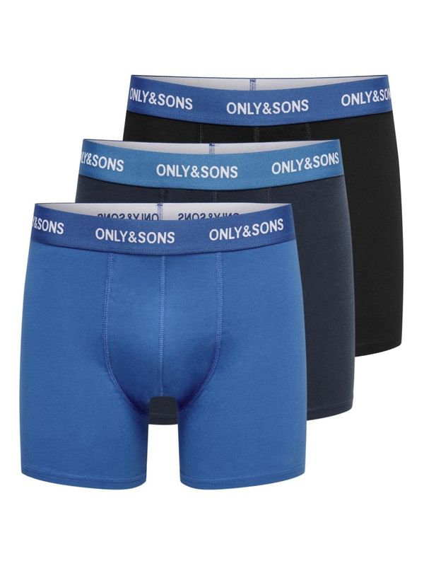 Only & Sons Only & Sons Боксерки 'FITZ'  синьо / морскосиньо / черно / бяло