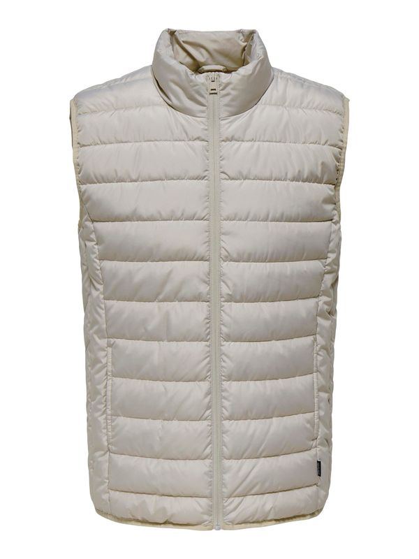 Only & Sons Only & Sons Елек 'BRODY'  сребърно сиво / черно