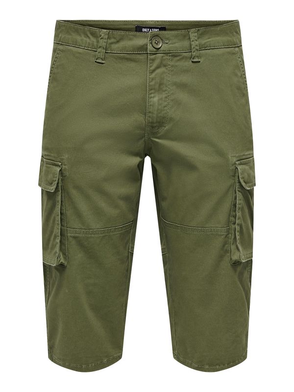 Only & Sons Only & Sons Карго панталон 'Cam Stage'  маслина