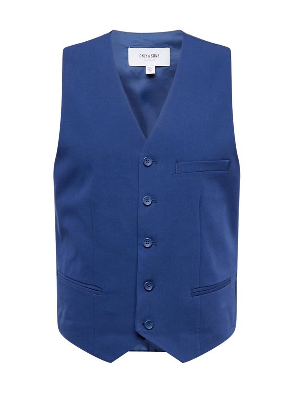 Only & Sons Only & Sons Мъжка елек за костюм 'EVE'  синя тинтява