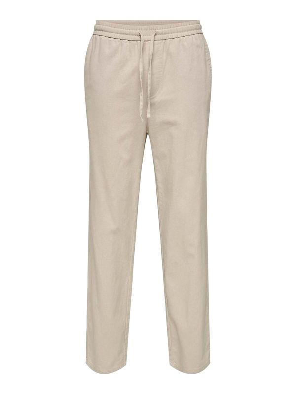 Only & Sons Only & Sons Панталон 'Sinus'  сиво-бежово