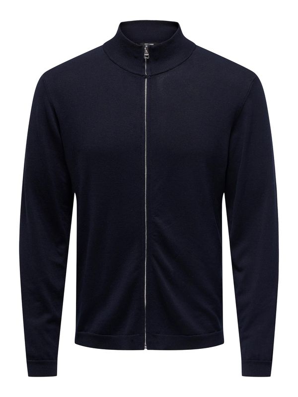 Only & Sons Only & Sons Плетена жилетка 'WYLER'  нейви синьо