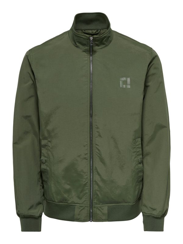 Only & Sons Only & Sons Преходно яке 'GERRY HARRINGTON'  тъмнозелено