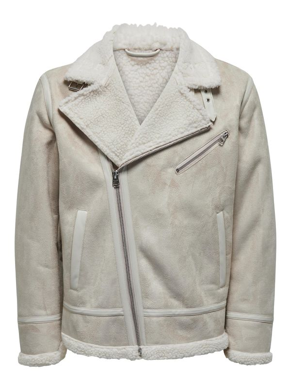 Only & Sons Only & Sons Преходно яке 'ROBYN'  сребърно сиво