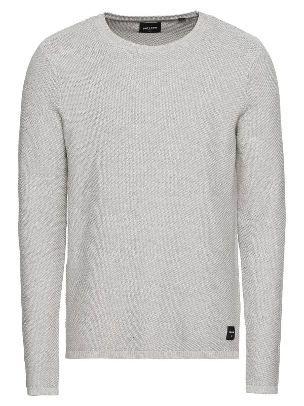 Only & Sons Only & Sons Пуловер 'DAN'  светлосиво