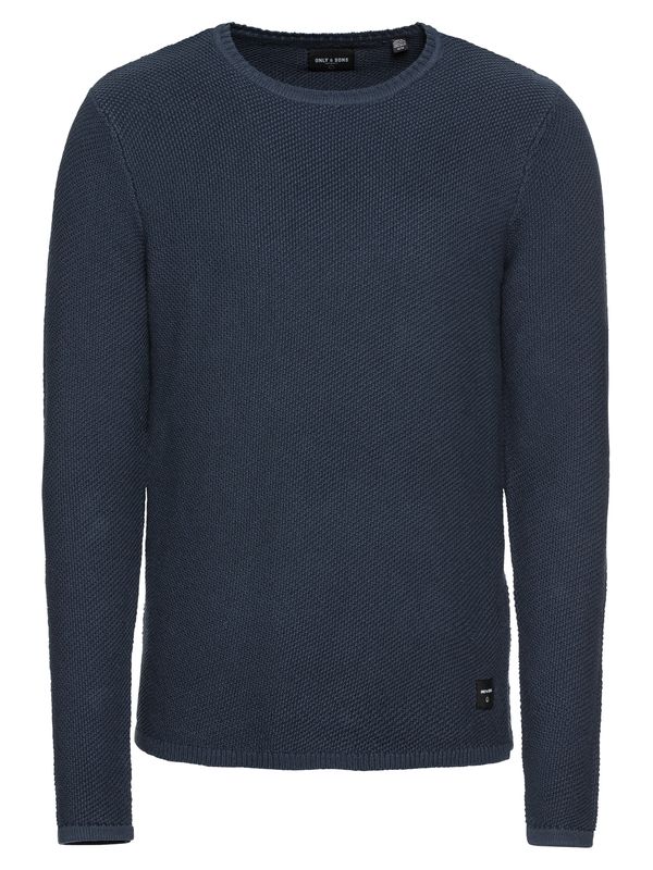 Only & Sons Only & Sons Пуловер 'DAN'  тъмносиньо