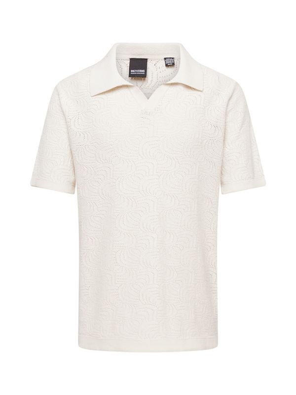 Only & Sons Only & Sons Пуловер 'DENVER'  бял памук