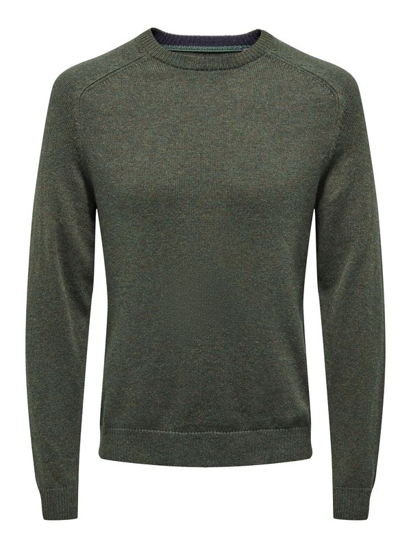 Only & Sons Only & Sons Пуловер 'EDWARD'  каки