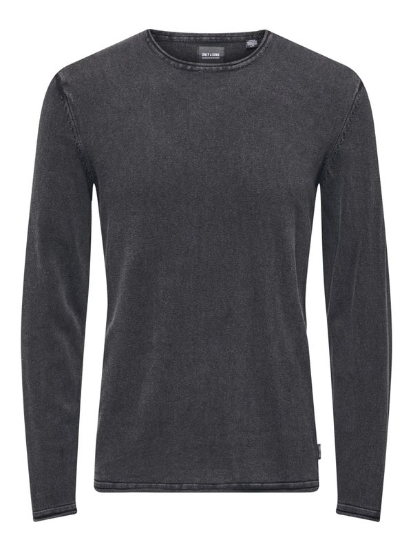 Only & Sons Only & Sons Пуловер 'Garson'  черно