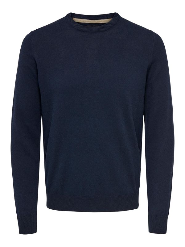 Only & Sons Only & Sons Пуловер 'Rex'  нейви синьо
