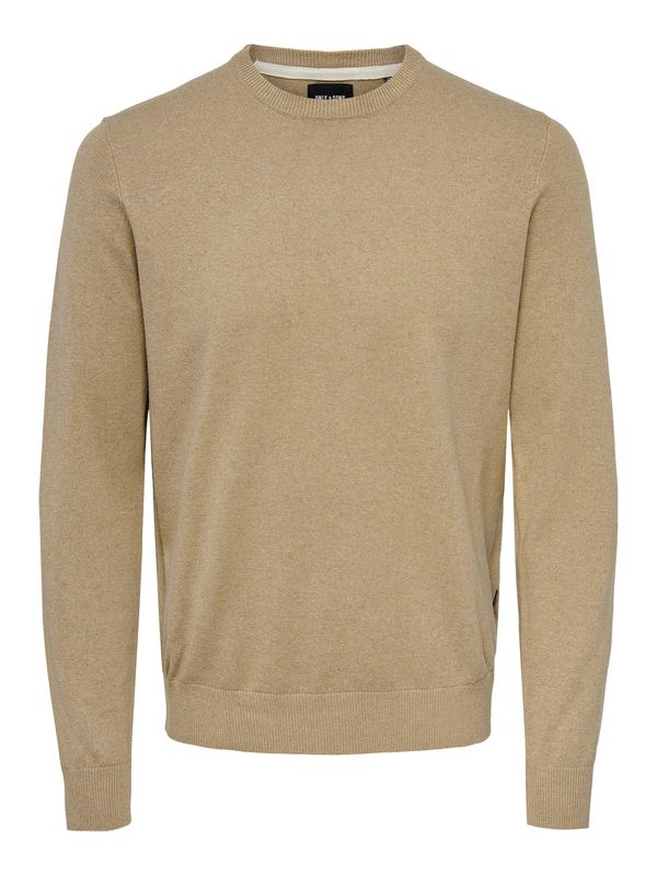 Only & Sons Only & Sons Пуловер 'REX'  светлокафяво