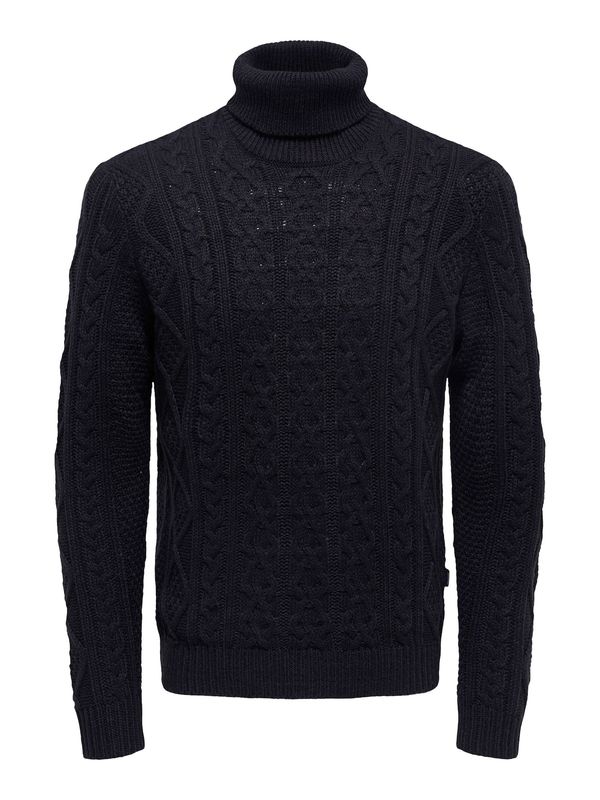 Only & Sons Only & Sons Пуловер 'Rigge'  синьо