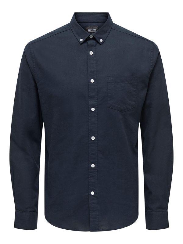Only & Sons Only & Sons Риза 'Alvaro'  нейви синьо