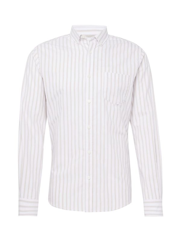 Only & Sons Only & Sons Риза 'ALVARO'  тъмнобежово / бяло