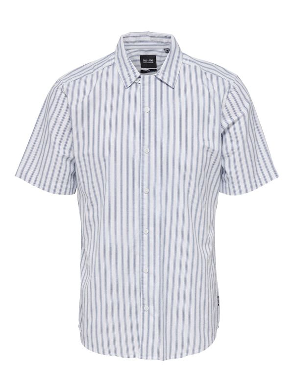 Only & Sons Only & Sons Риза 'Alvaro'  тъмносиньо / бяло